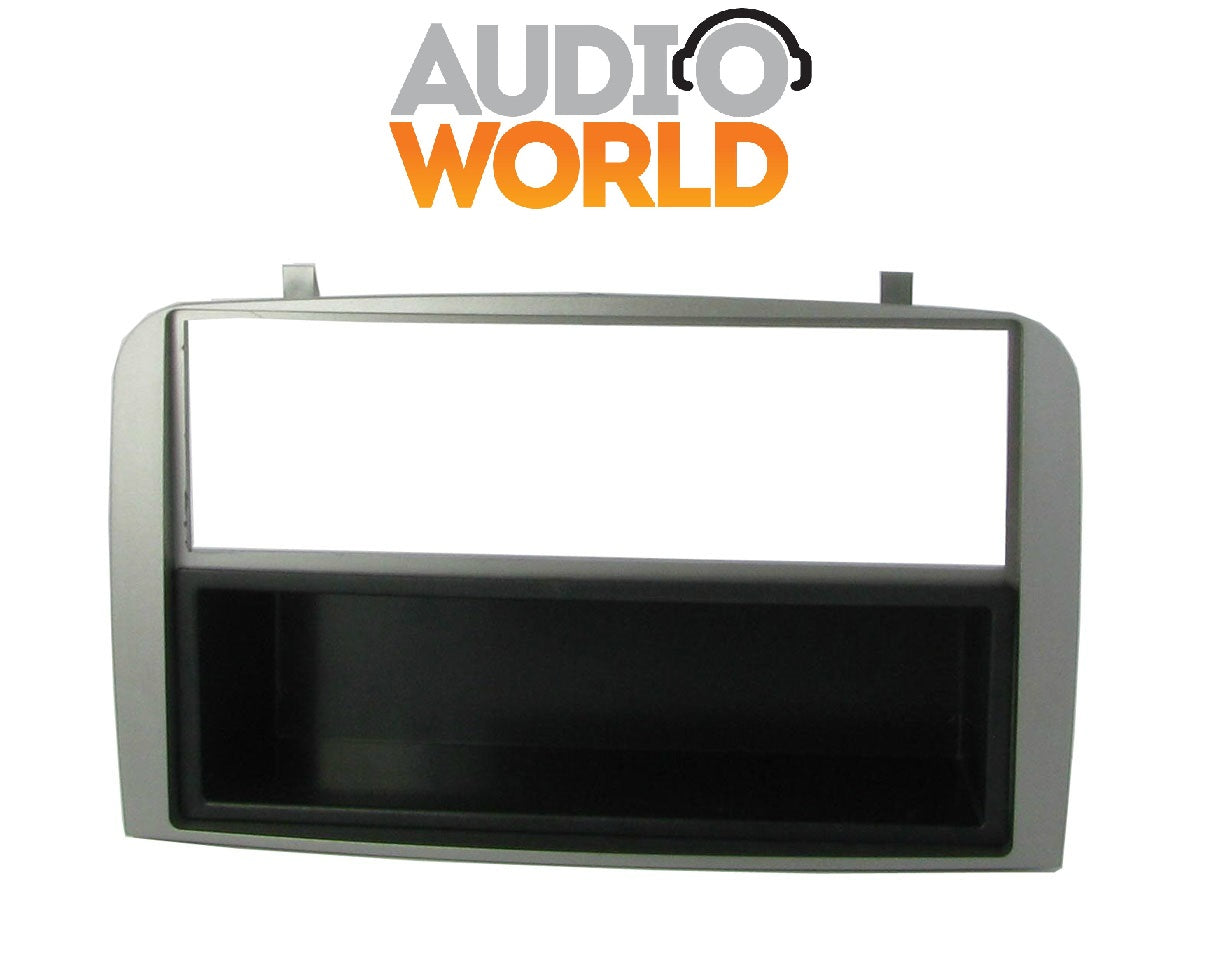 MASCHERINA AUTORADIO ALFA ROMEO 147 SILVER DAL 2000 1 DIN CON CASSETTO