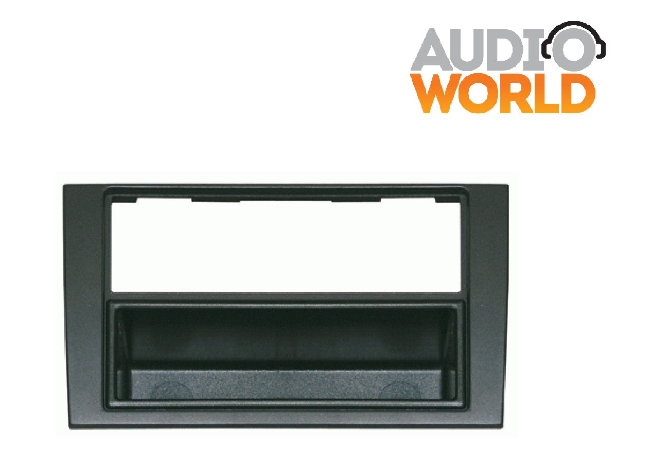 MASCHERINA AUTORADIO AUDI A4 DAL 2002 1 DIN CON CASSETTO