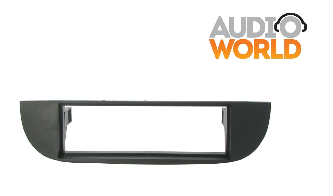 MASCHERINA AUTORADIO 1 DIN FIAT 500 NERO