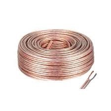 CAVO ALTOPARLANTE RAME BIPOLARE 2X1,5MMQ (PREZZO AL MT)