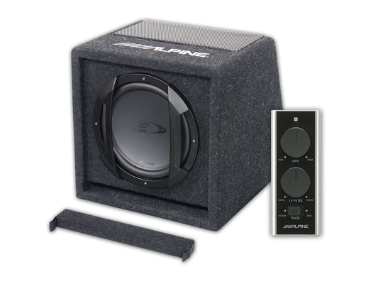 SUBWOOFER ALPINE 20 CM ATTIVO IN CASSA