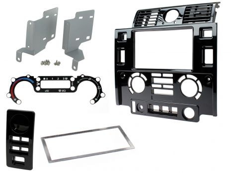 2-DIN FITT.KIT LAND ROVER DEFENDER GLOSSY