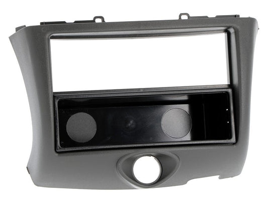 MASCHERINA AUTORADIO TOYOTA YARIS DAL 2003 AL 20061 DIN CON CASSETTO NERA