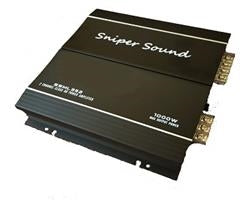 AMPLIFICATORE SNIPER SOUND CLASSE AB 2 CANALI  45X2 WATT RMS